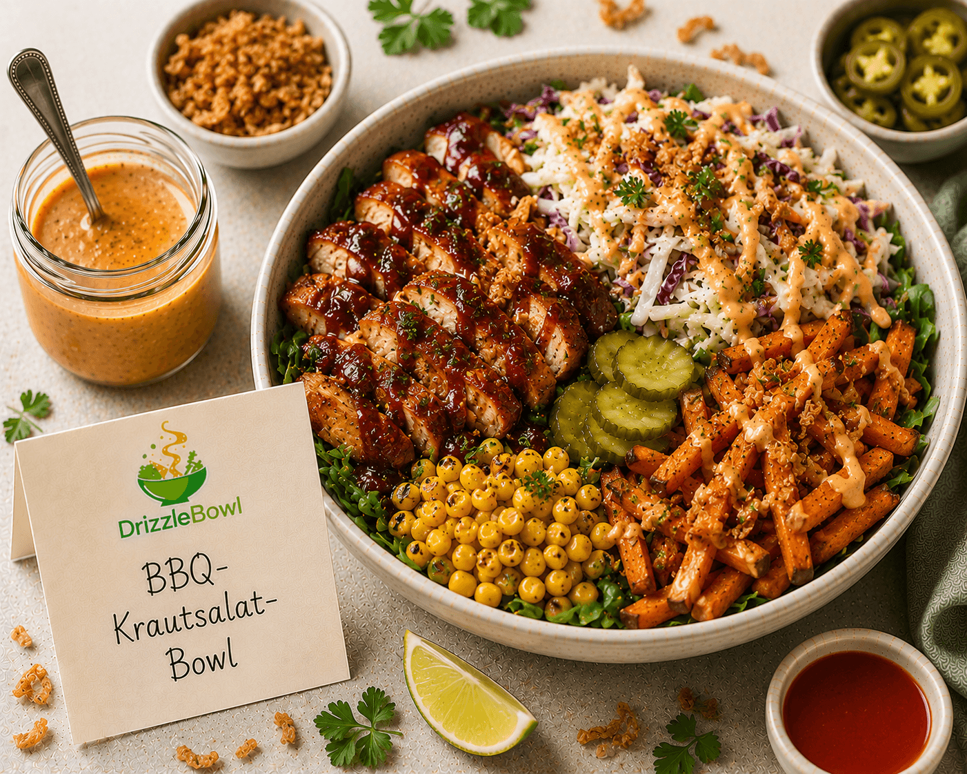 BBQ-Krautsalat-Bowl