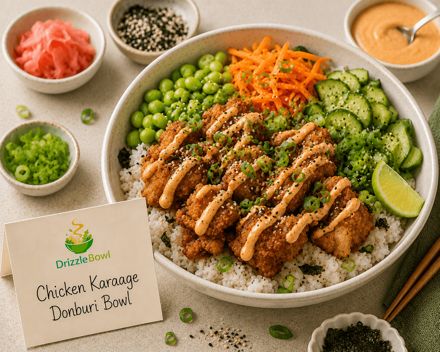 Chicken Karaage Donburi Bowl