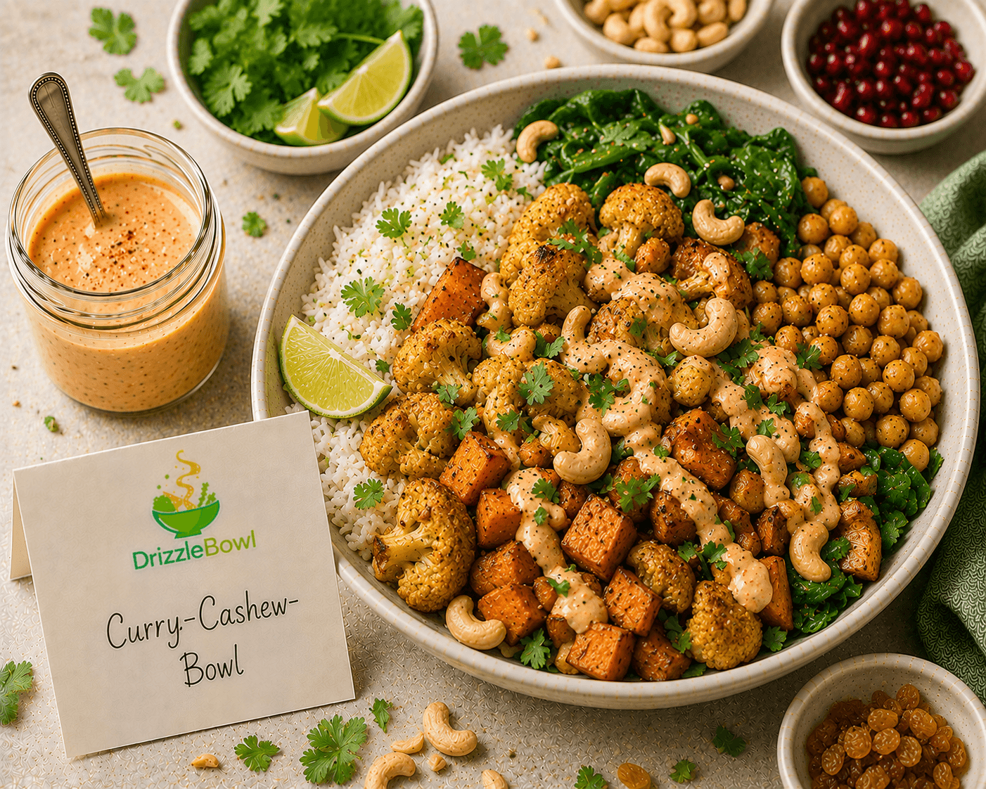 Curry-Cashew-Bowl