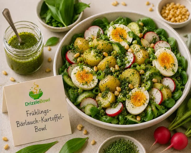 Frühlings-Bärlauch-Kartoffel-Bowl