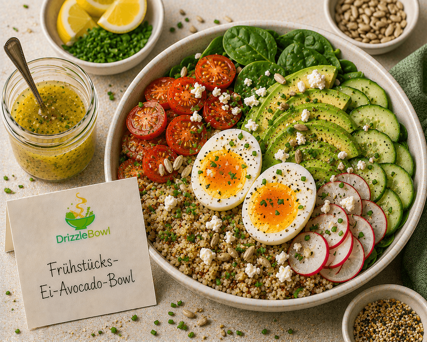 Frühstücks-Ei-Avocado-Bowl