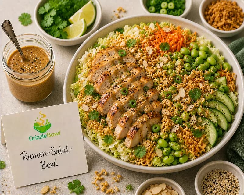 Ramen-Salat-Bowl