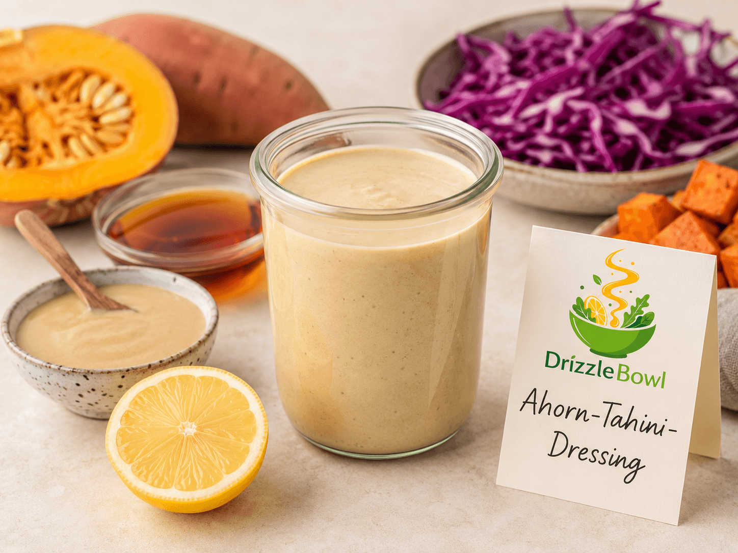 Ahorn-Tahini-Dressing