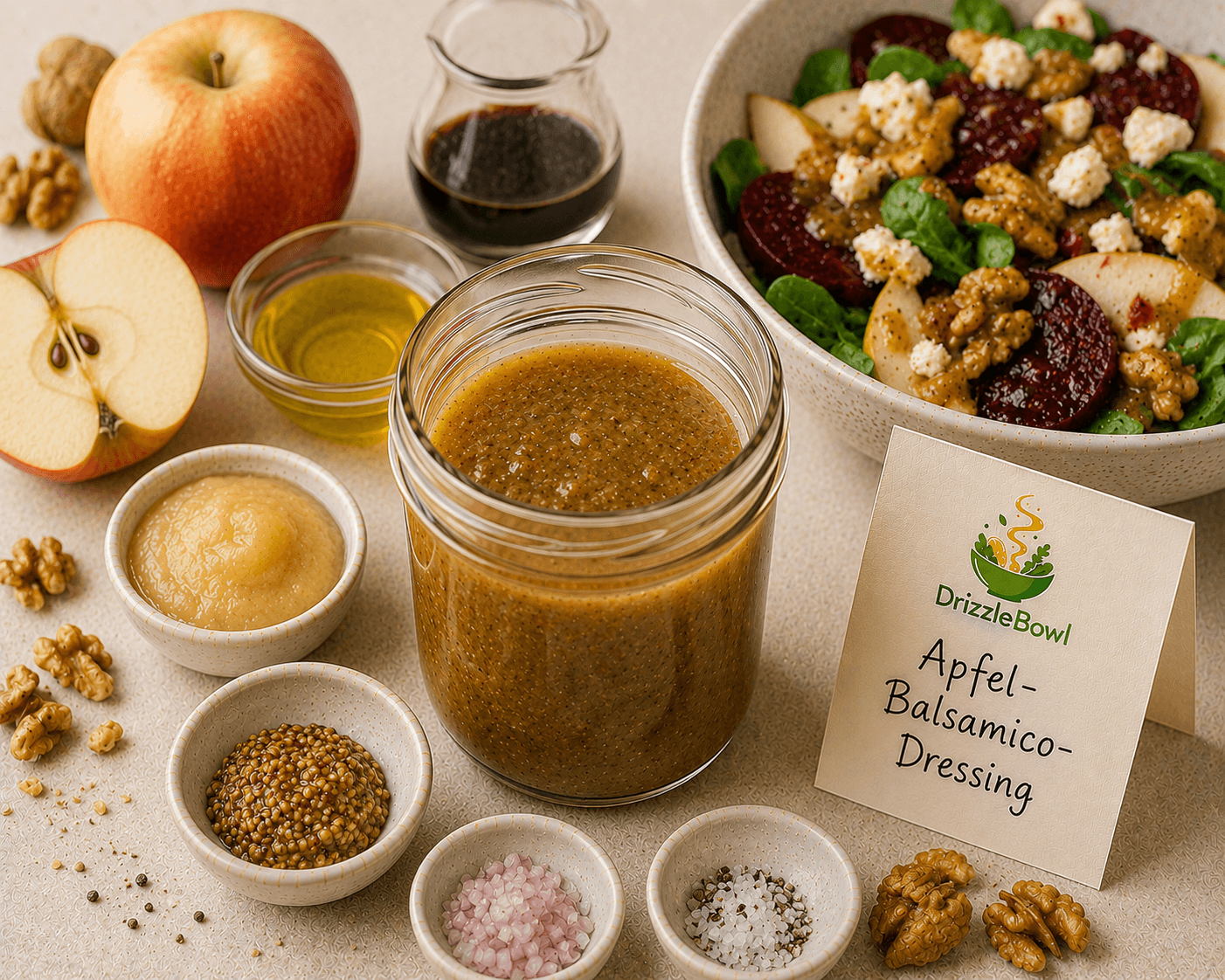 Apfel-Balsamico-Dressing