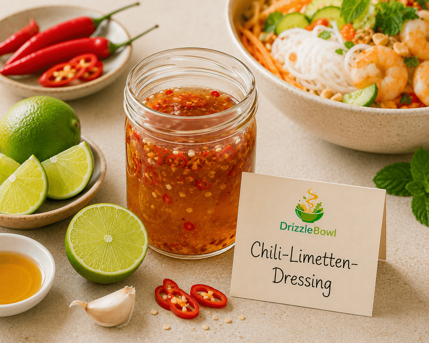 Chili-Limetten-Dressing