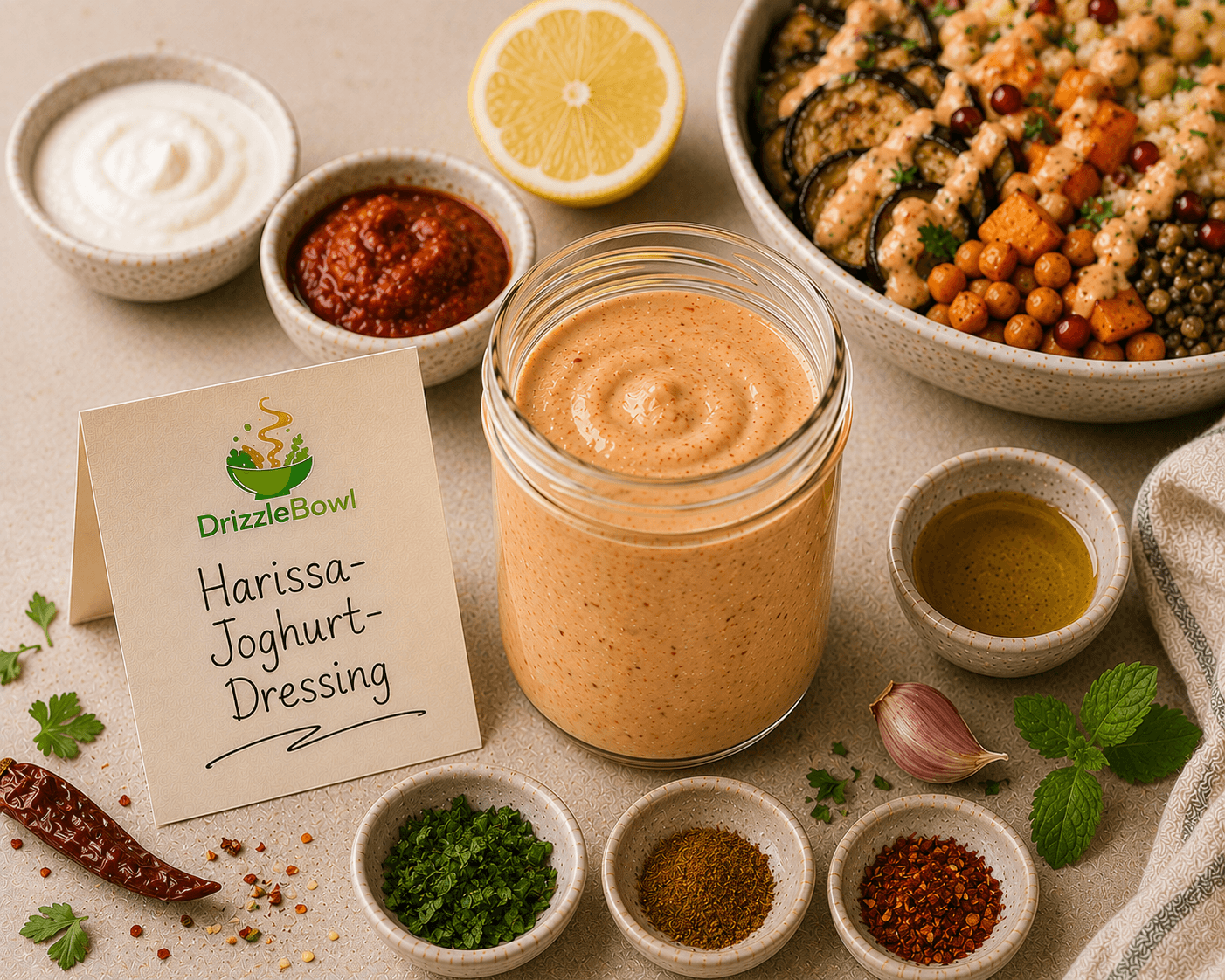 Harissa-Joghurt-Dressing