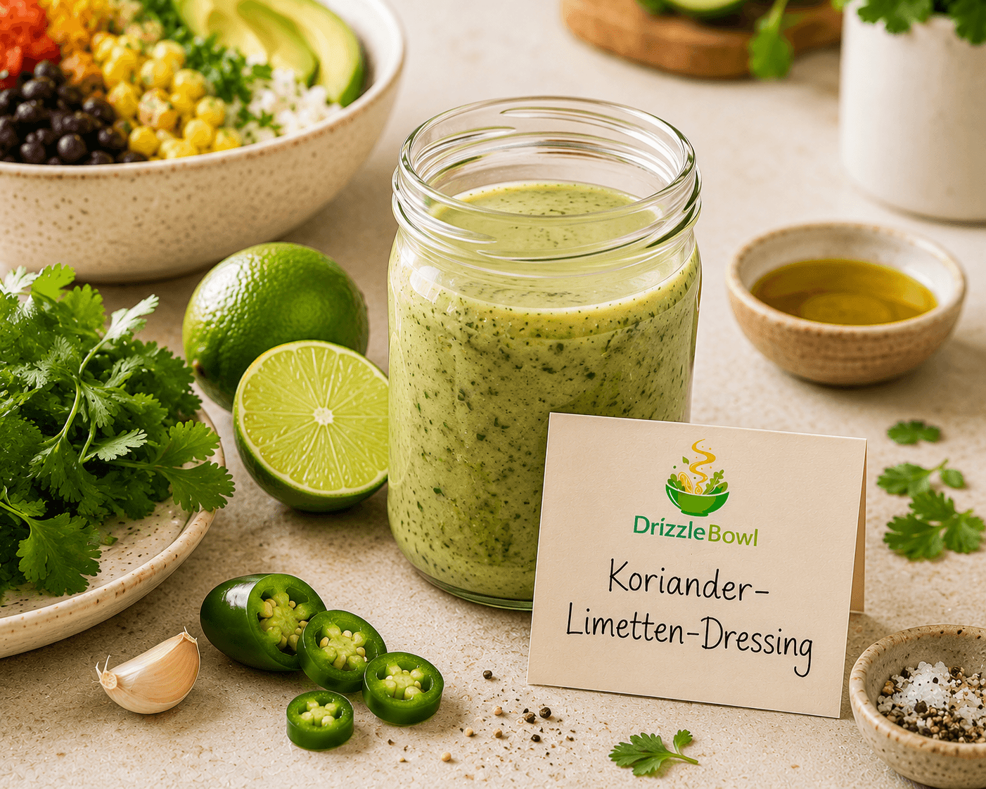 Koriander-Limetten-Dressing