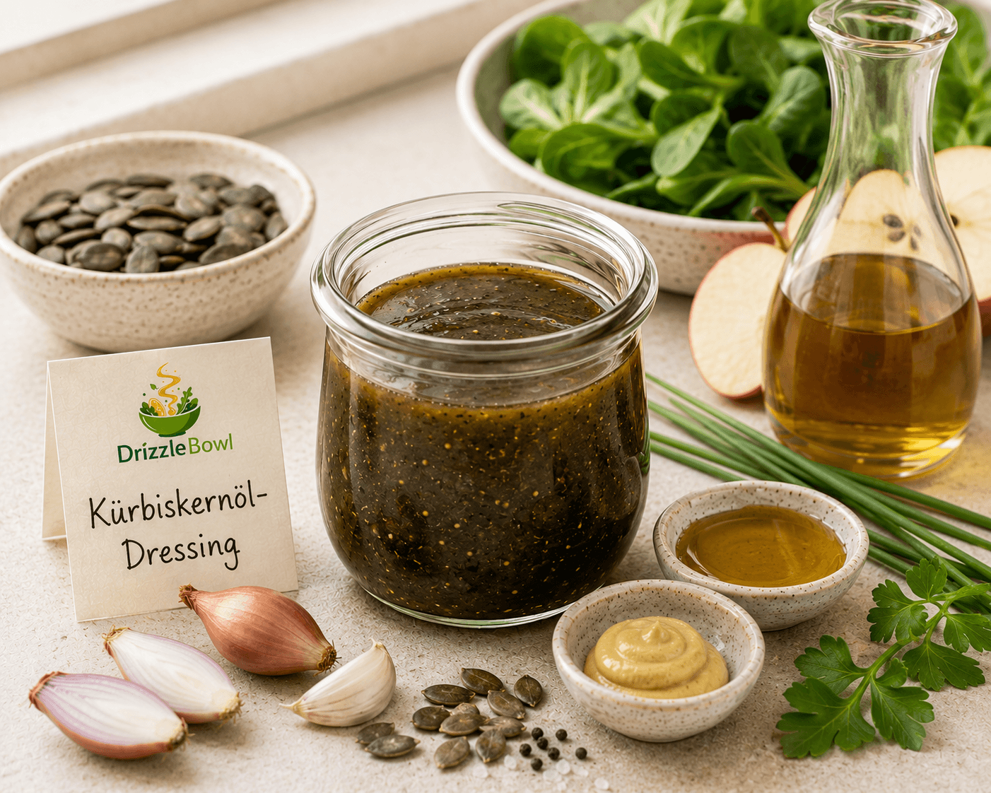 Kürbiskernöl-Dressing